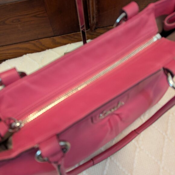 Coach Carry All Dusty Rose Handbag F19728 - Picture 11 of 14